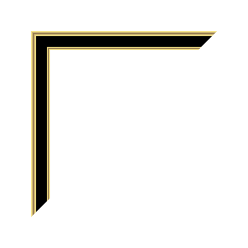 Golden Black Frame