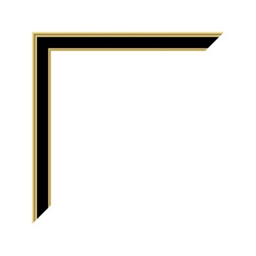Golden Black Frame