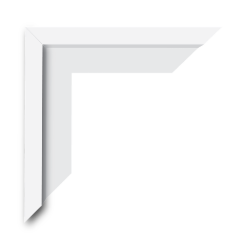Floater Frame White 1.5cm Flat
