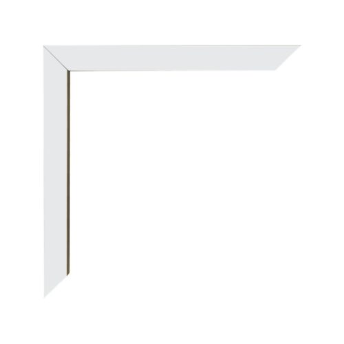 White 2cm Flat Frame